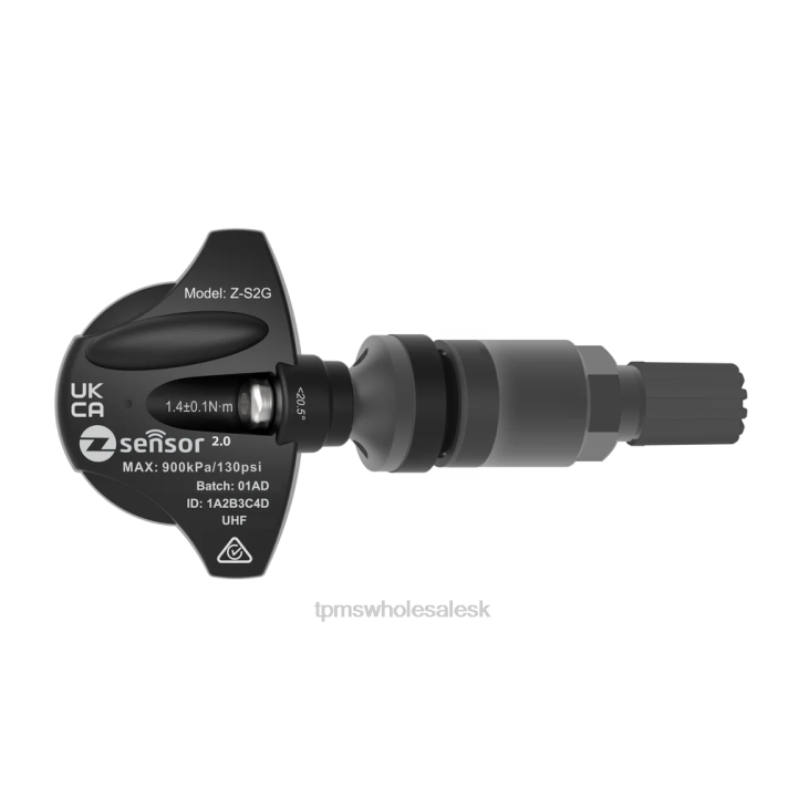 Oe TPMS Sensors - mini oe náhradný snímač tpms - oe p/n 36106856227 frekv. 433 MHz VNHF692 kovový driek ventilu - tmavosivý